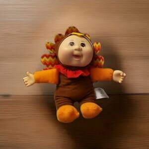 Cabbage Patch Kids Thanksgiving Turkey Plush Doll Autumn Outfit